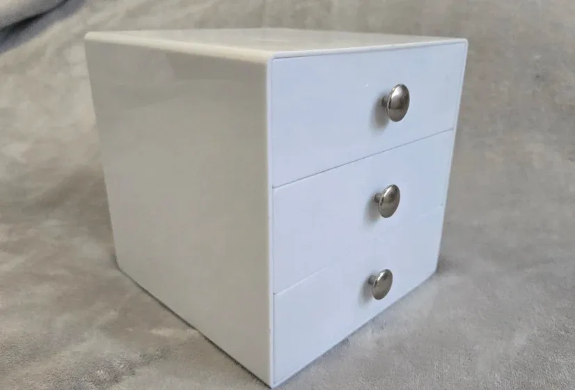White 3-Drawer Organizer