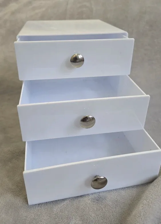 White 3-Drawer Organizer image indicator(3)
