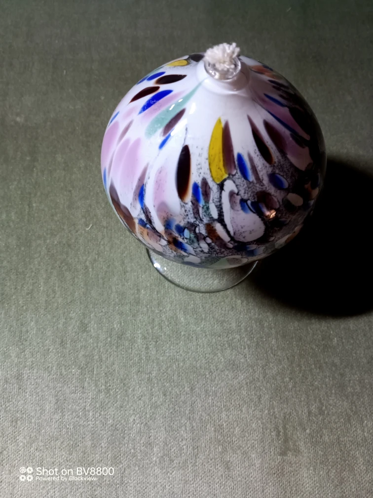 John Richards Glass Oil Lamp - photo 5