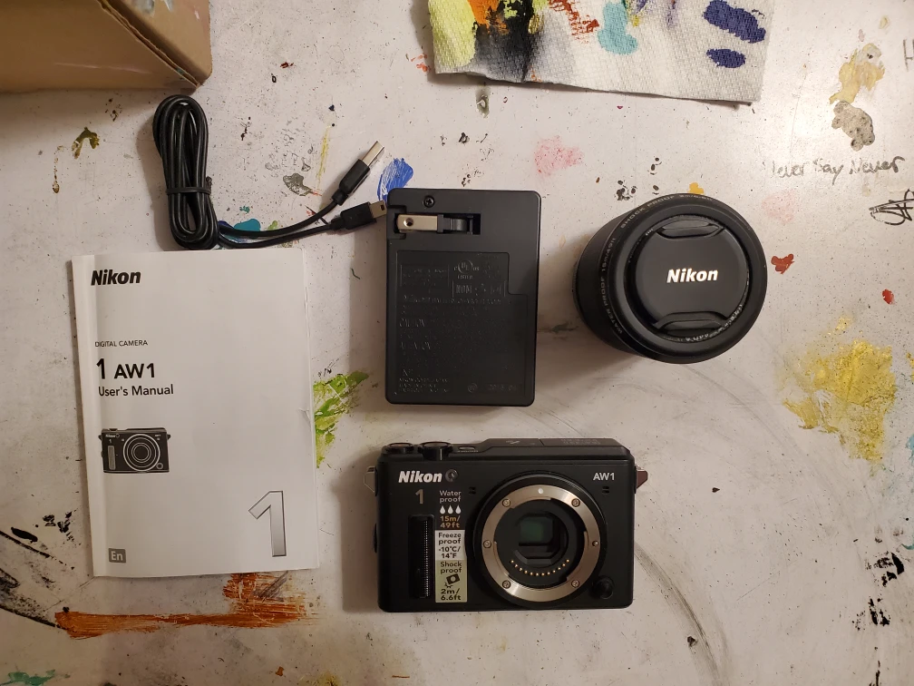 Nikon 1 AW1 Waterproof Digital Camera and lens - photo 2