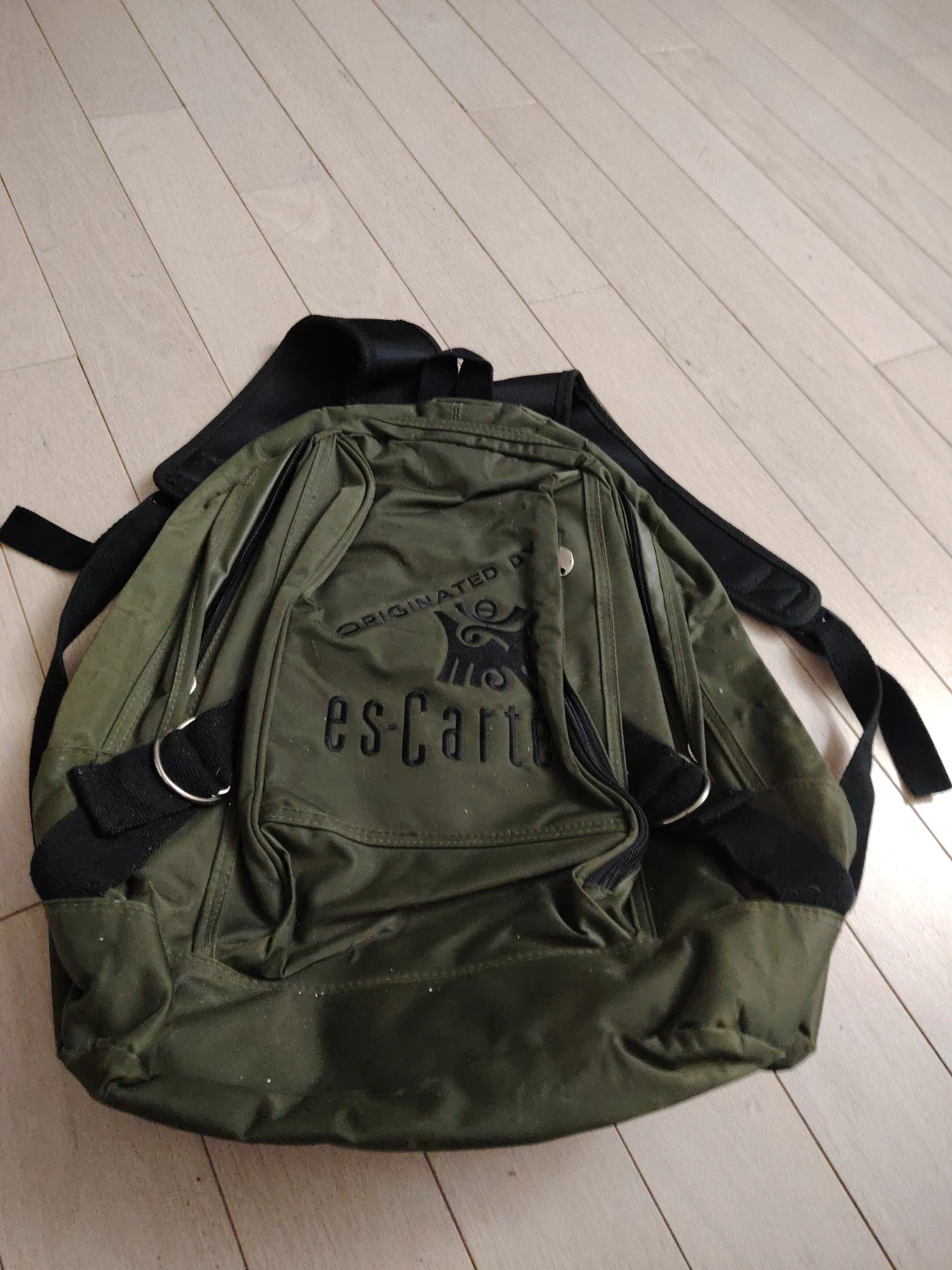 es-Carte Olive Green Backpack