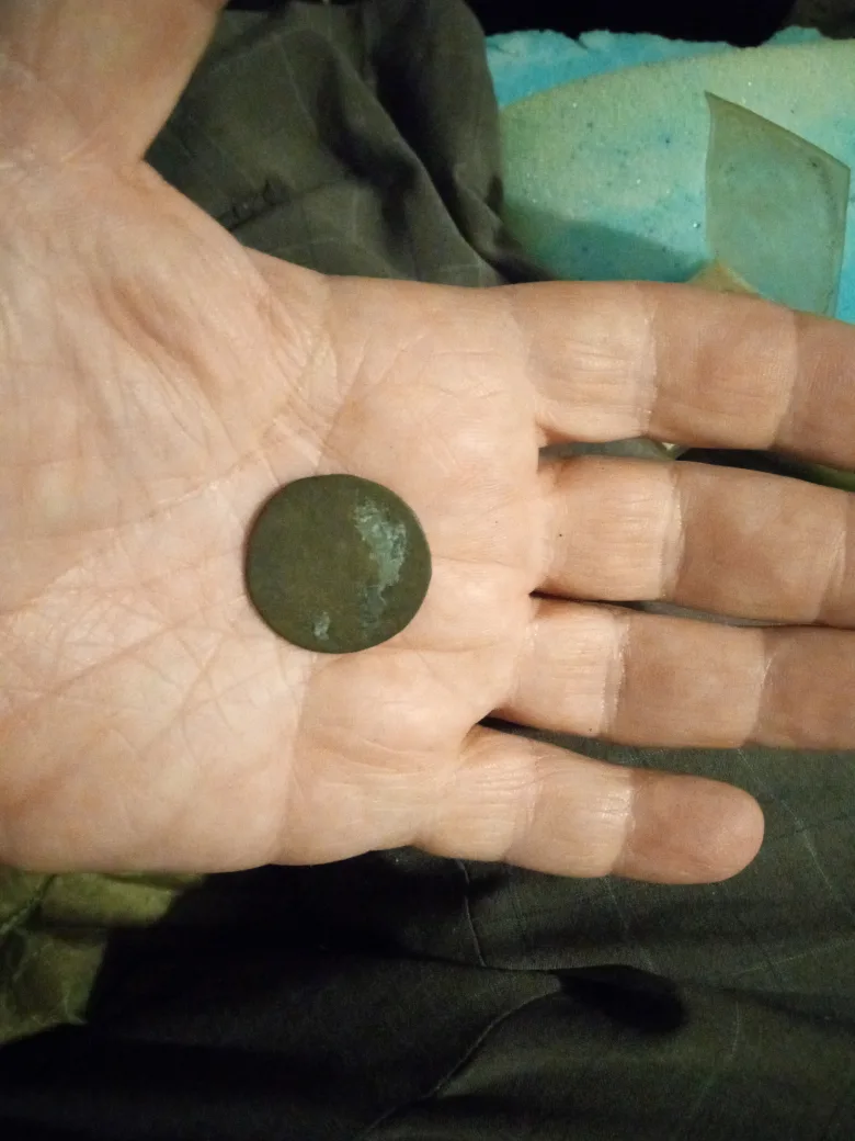 English half penny George 3 and 1775