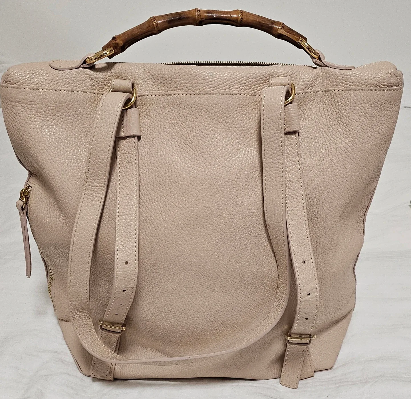 Mark And Graham Elisabetta Pebbled Leather Backpack image indicator(5)