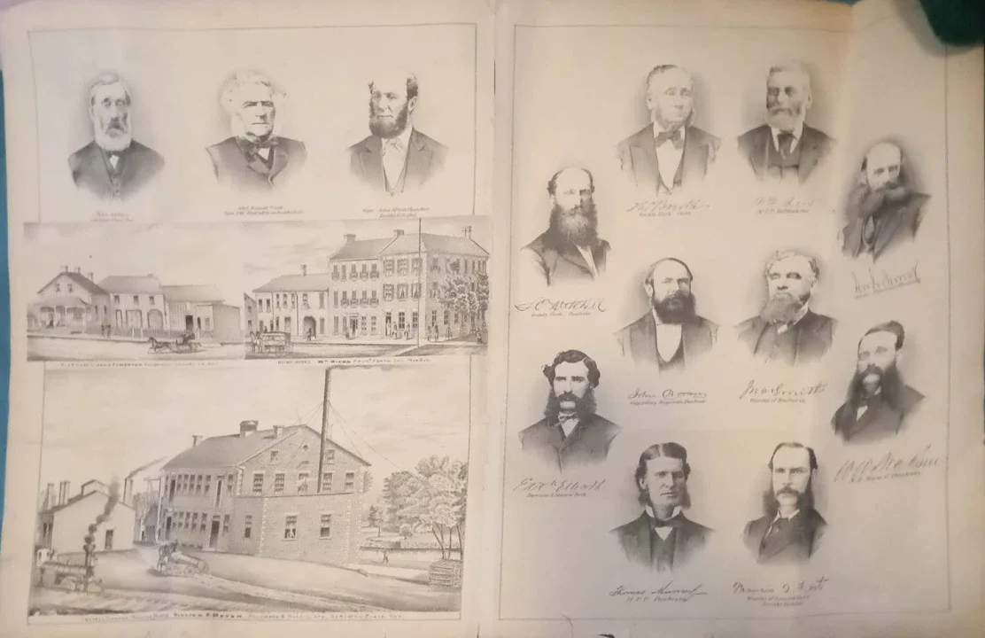 Front and Reverse of 1880's Domion of Canada Maps image indicator(6)