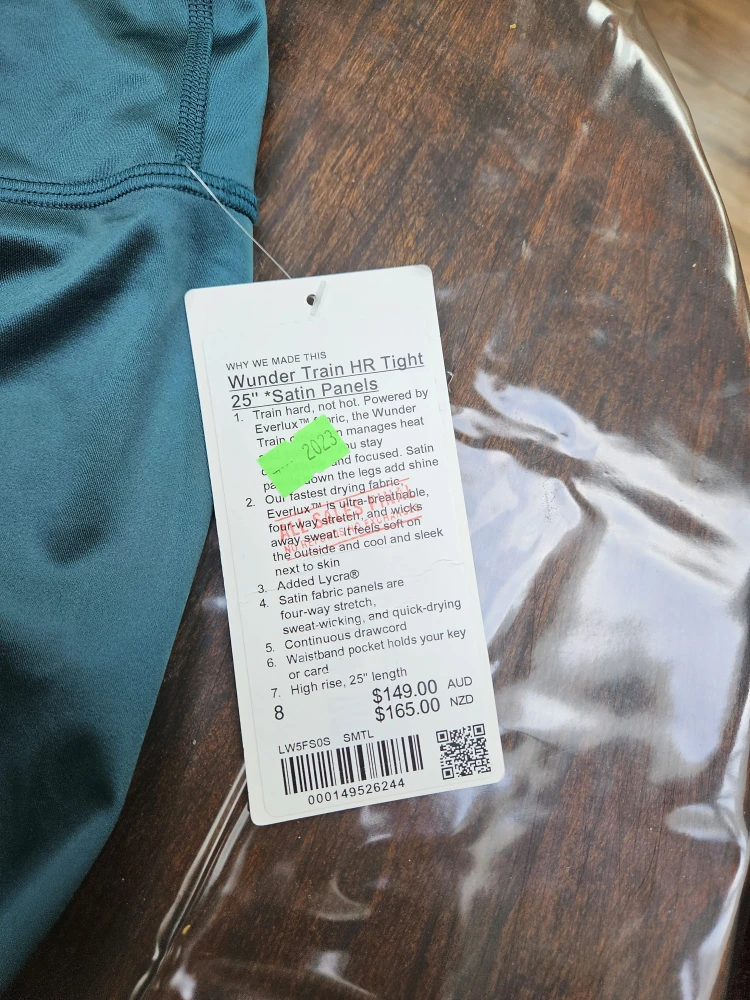 Lululemon Wunder Train HR Tight 25" Size 8 - photo 5