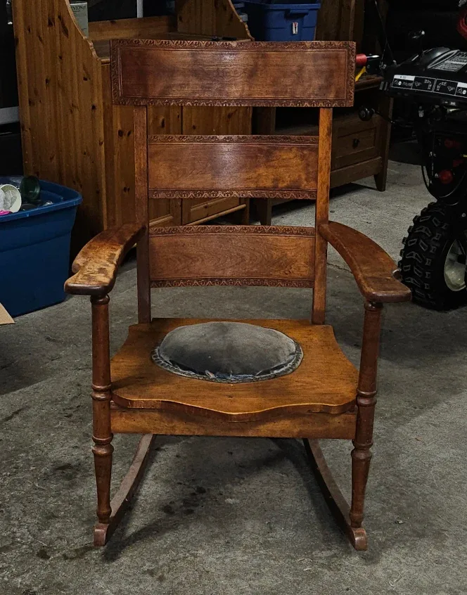 Antique Wooden Rocking Chair