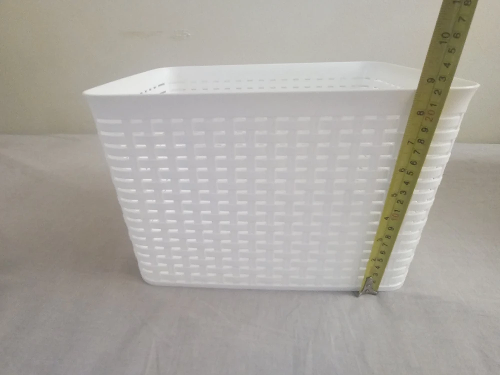 White Woven Storage Baskets (Set of 2) - photo 4