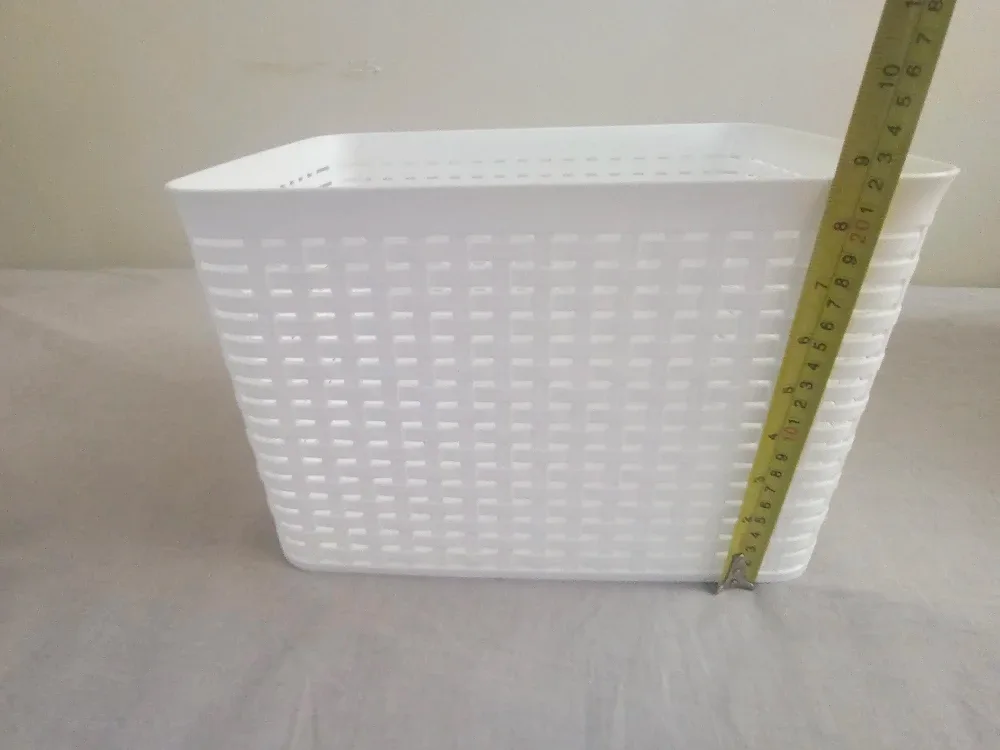 White Woven Storage Baskets (Set of 2) image indicator(4)