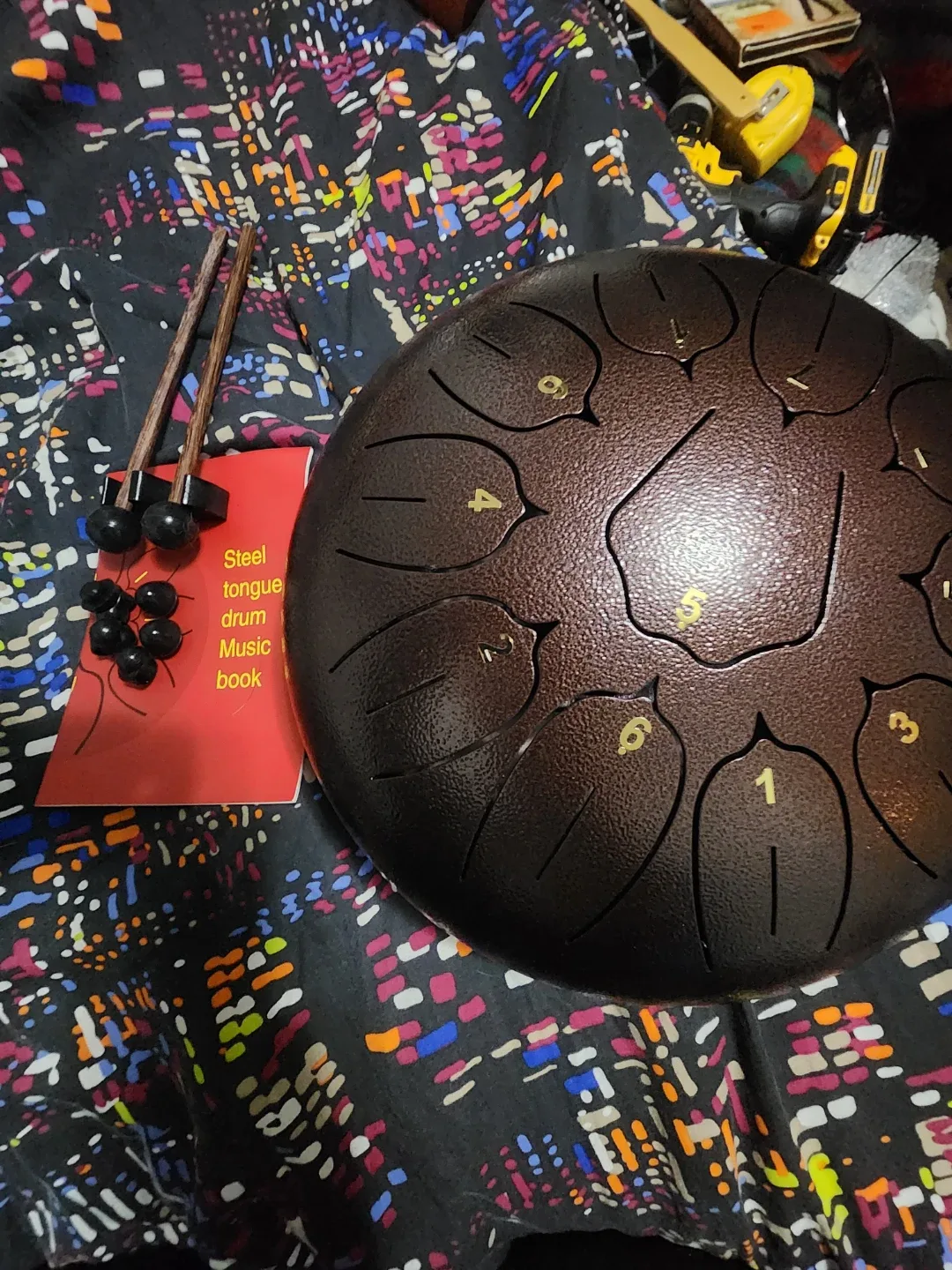 Steel Tongue Drum with Music Book