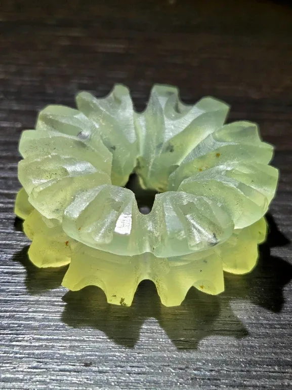 BC Jade Indigenous Handcarved Snowflake Pendant image indicator(5)