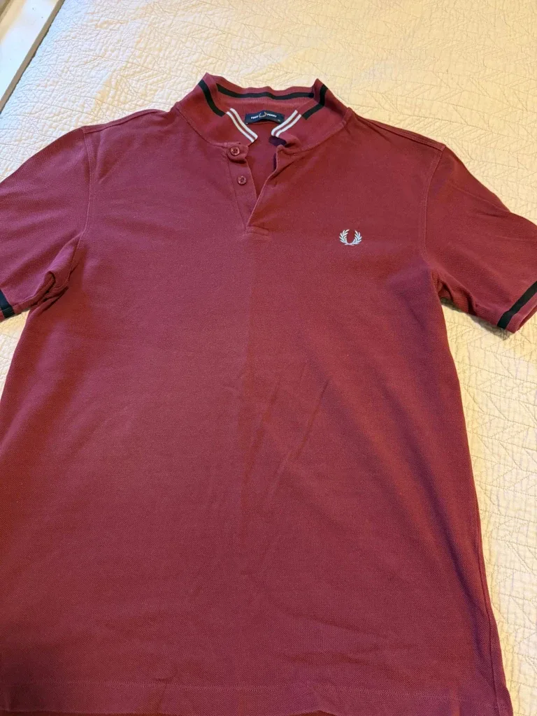 Fred Perry Polo Shirt - Burgundy, Size XL image indicator(3)