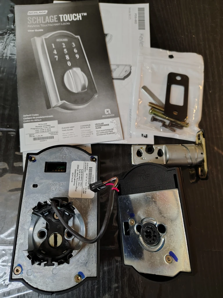 Schlage Century Keyless Touchscreen Deadbolt lock - photo 2