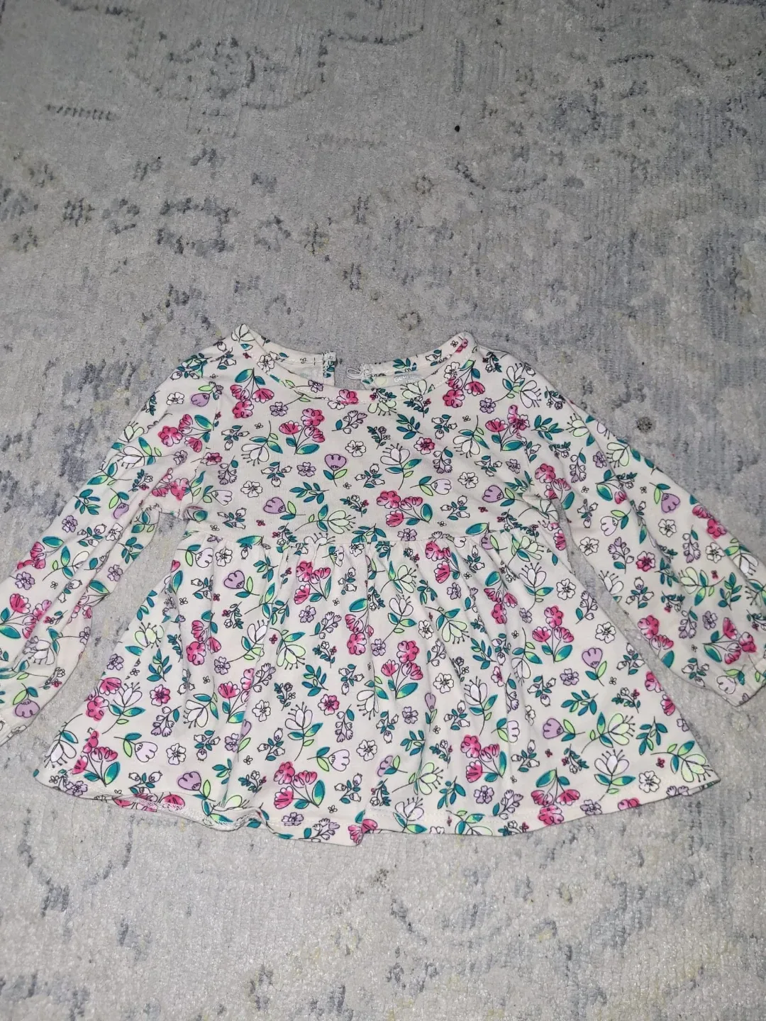 Baby Clothes Bundle: Carter's Romper, Floral Top, & More image indicator(2)