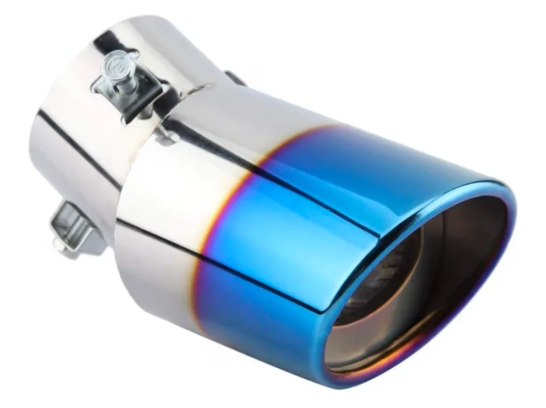 Blue Car Exhaust Tail Muffler Tip