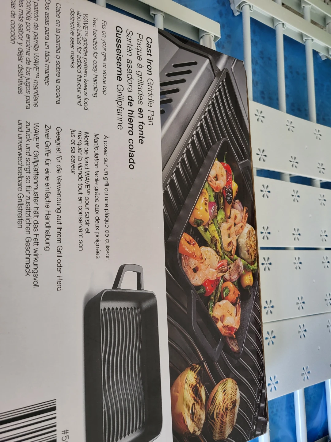 New cast iron frying pan