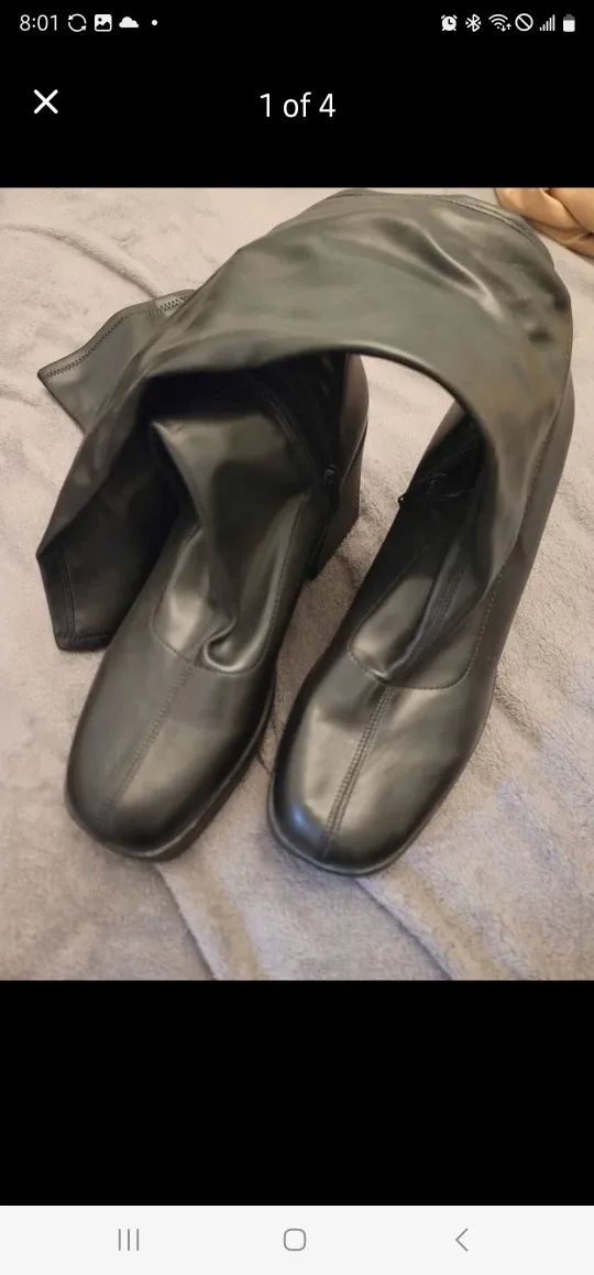 ALDO Albie Knee-High Platform Boots - Black