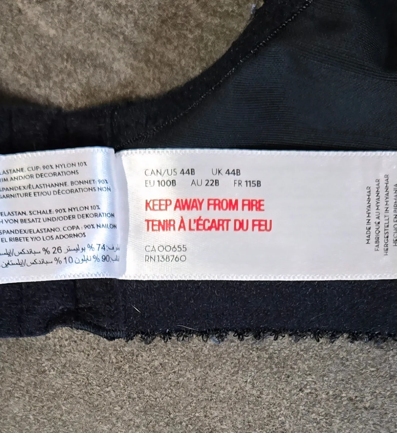 44B Déesse Lace Underwire Bra image indicator(6)