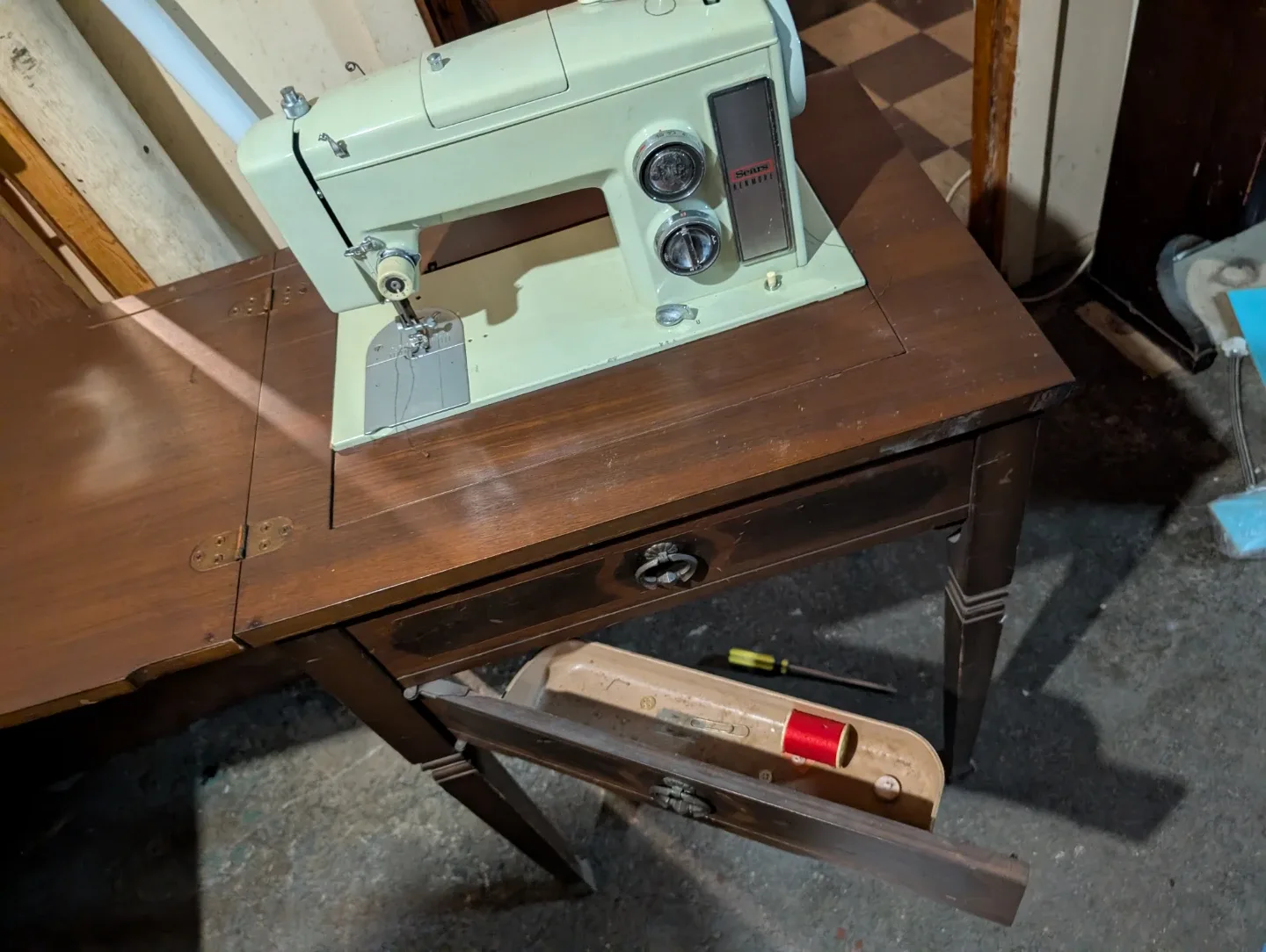 Sears Kenmore Sewing Machine Table image indicator(7)