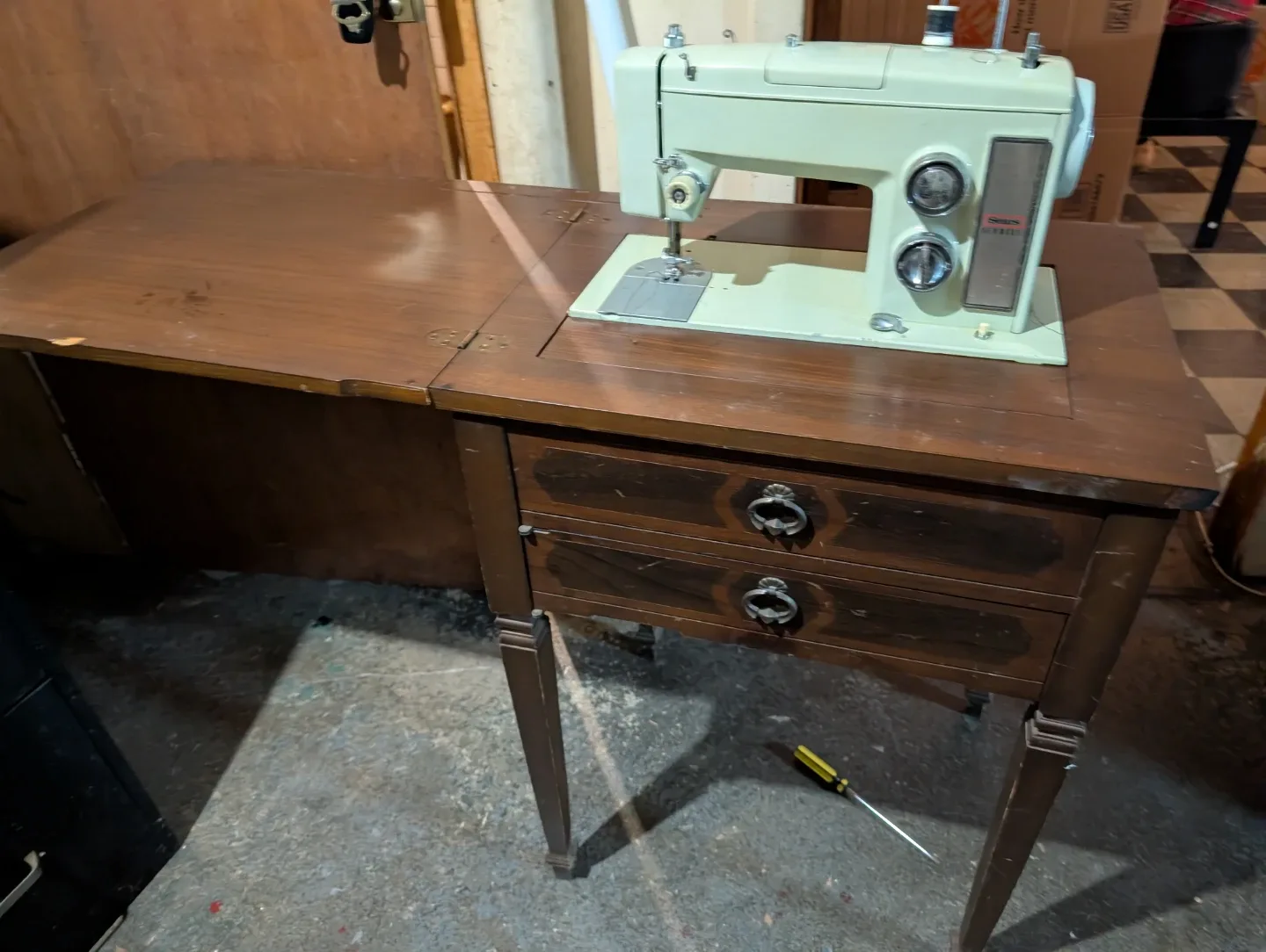 Sears Kenmore Sewing Machine Table image indicator(8)