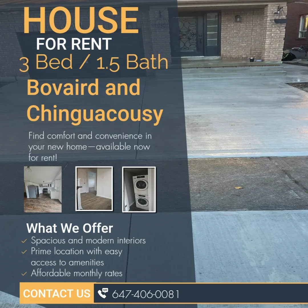 3 bdr / 3.5 bathroom House for rent