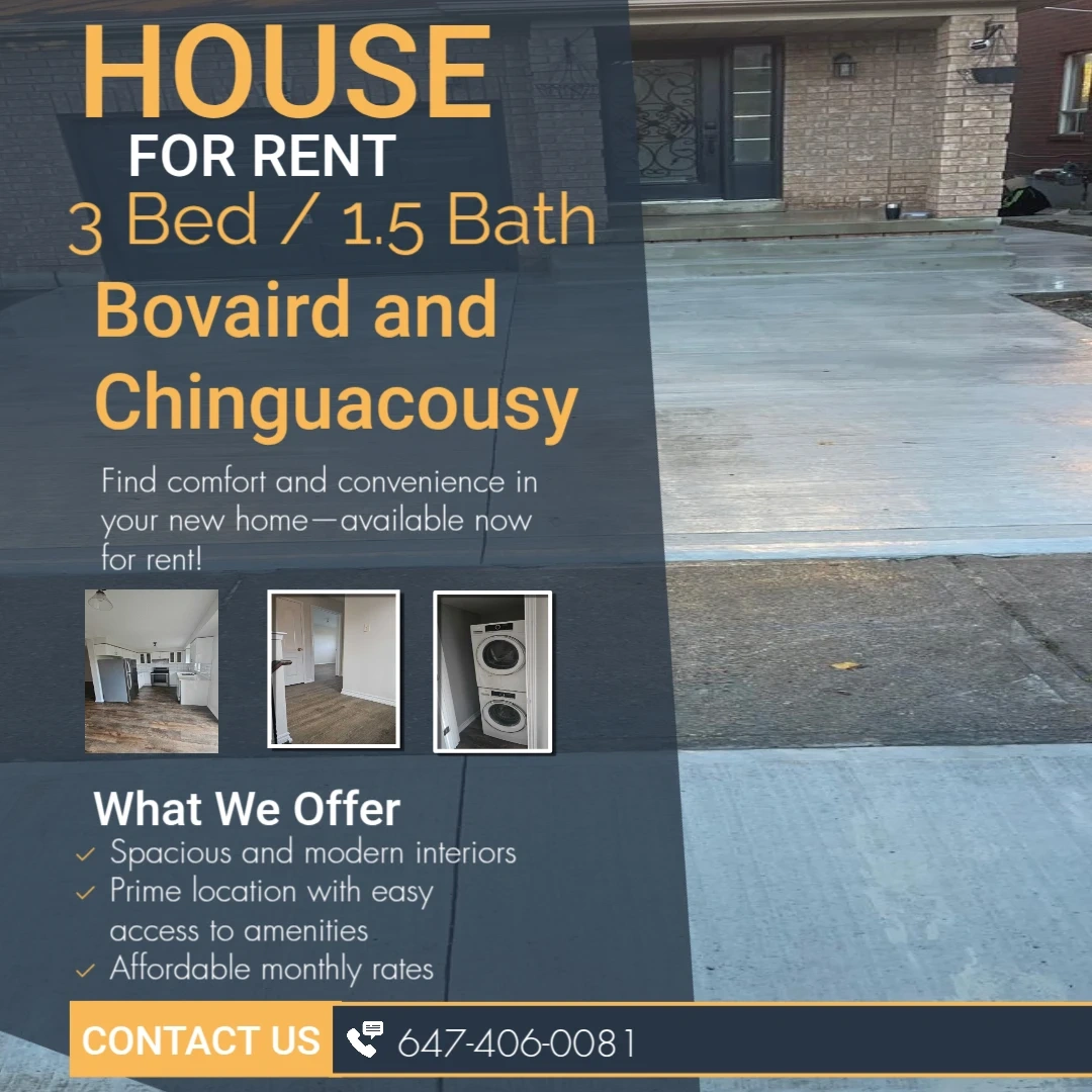 3 bdr / 3.5 bathroom House for rent