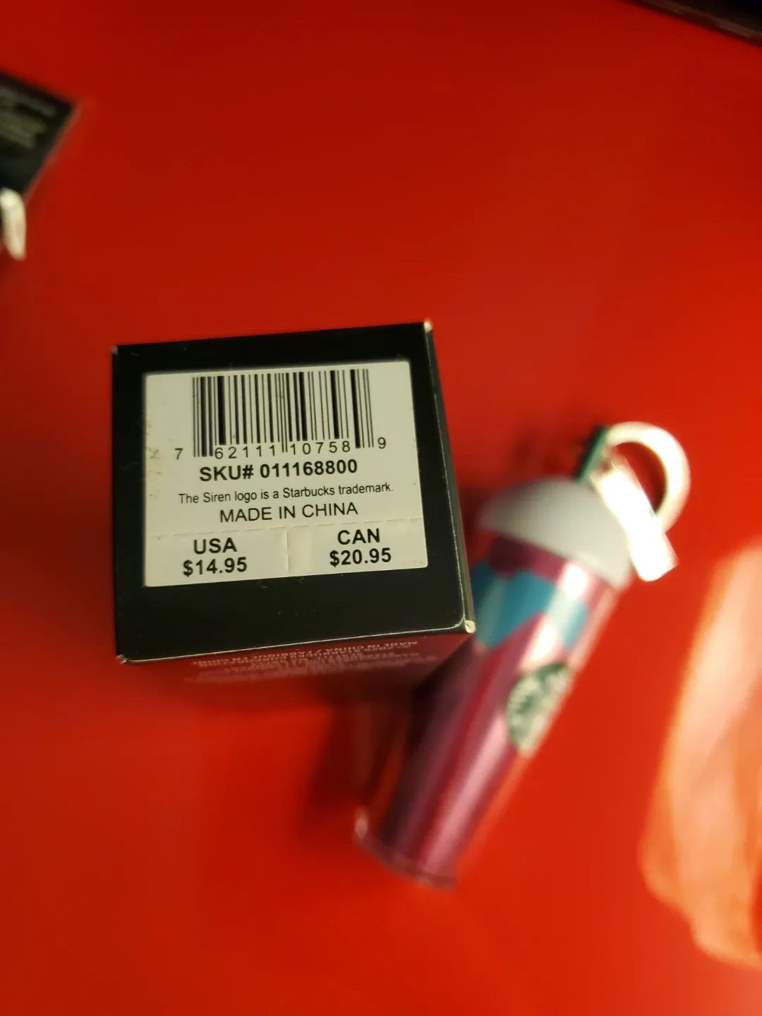 Starbucks Reusable Hot Cup Lid Stopper & Cold Cup Keychain image indicator(3)