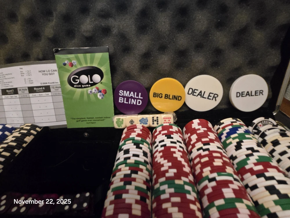 Professional Poker Set, Clay Chips - photo 2