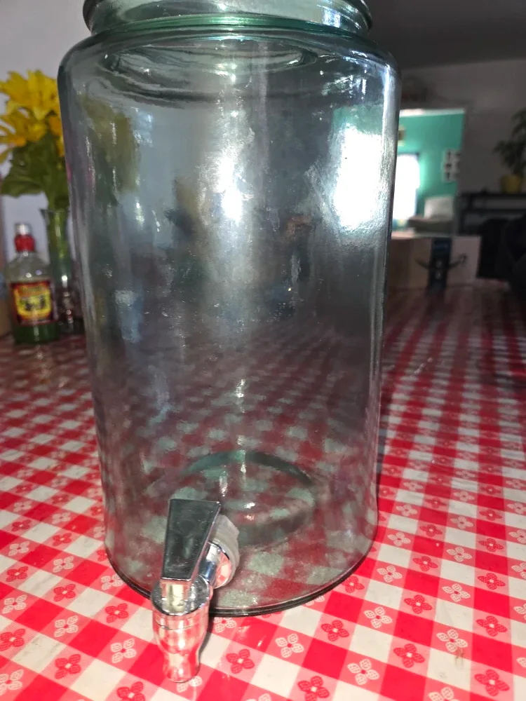 Glass Drink Dispenser with Spigot image indicator(2)