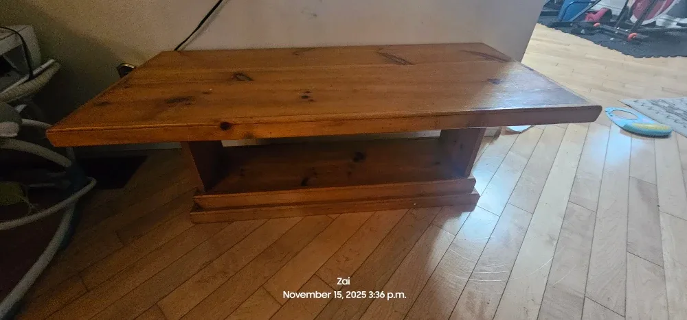 Wooden Shelf & Coffee Table