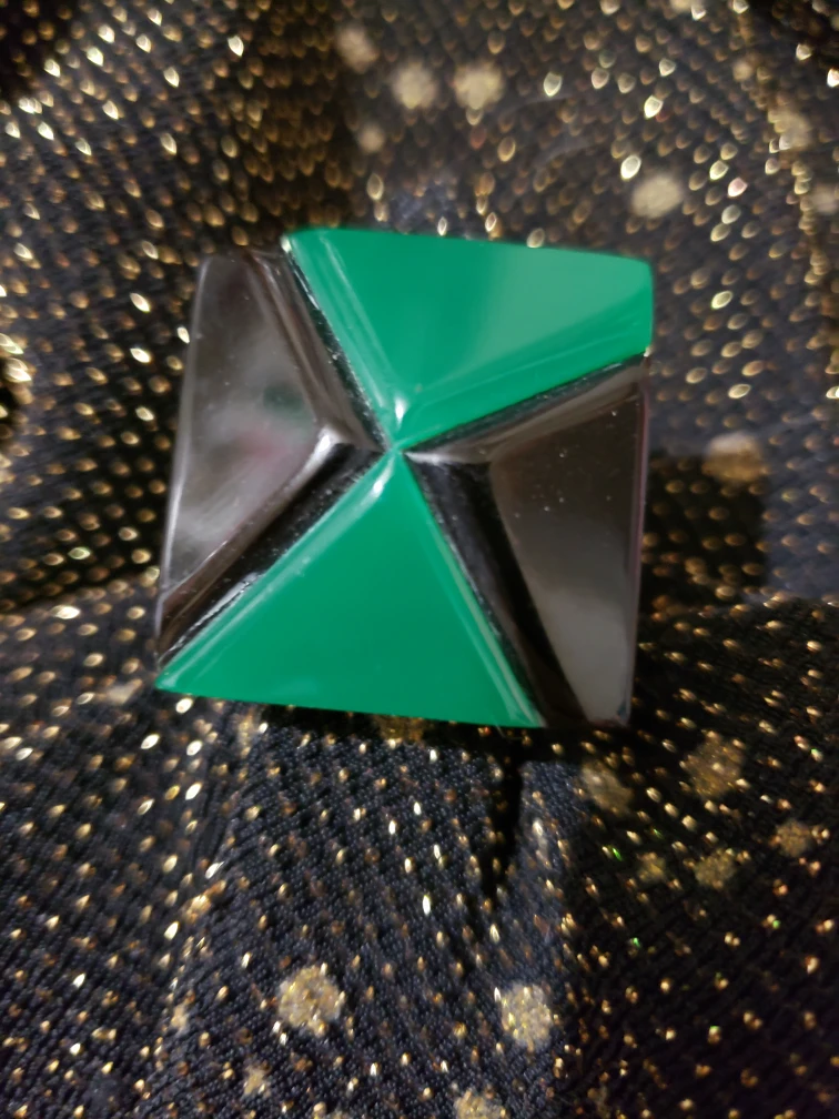 Statement Ring - Green, Black, White