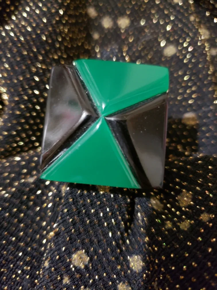 Statement Ring - Green, Black, White