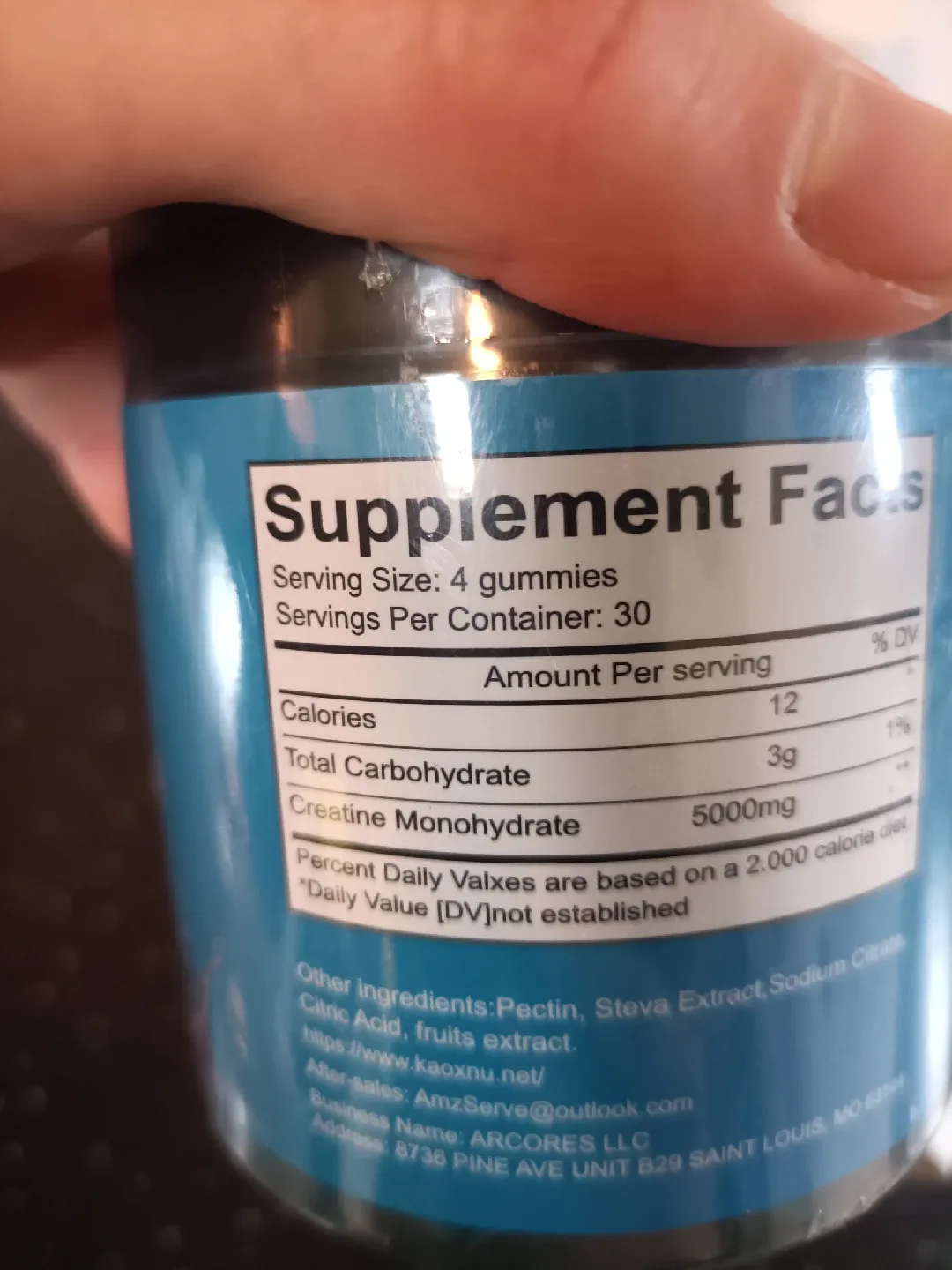 Kaoxnu Creatine Monohydrate Gummies image indicator(3)