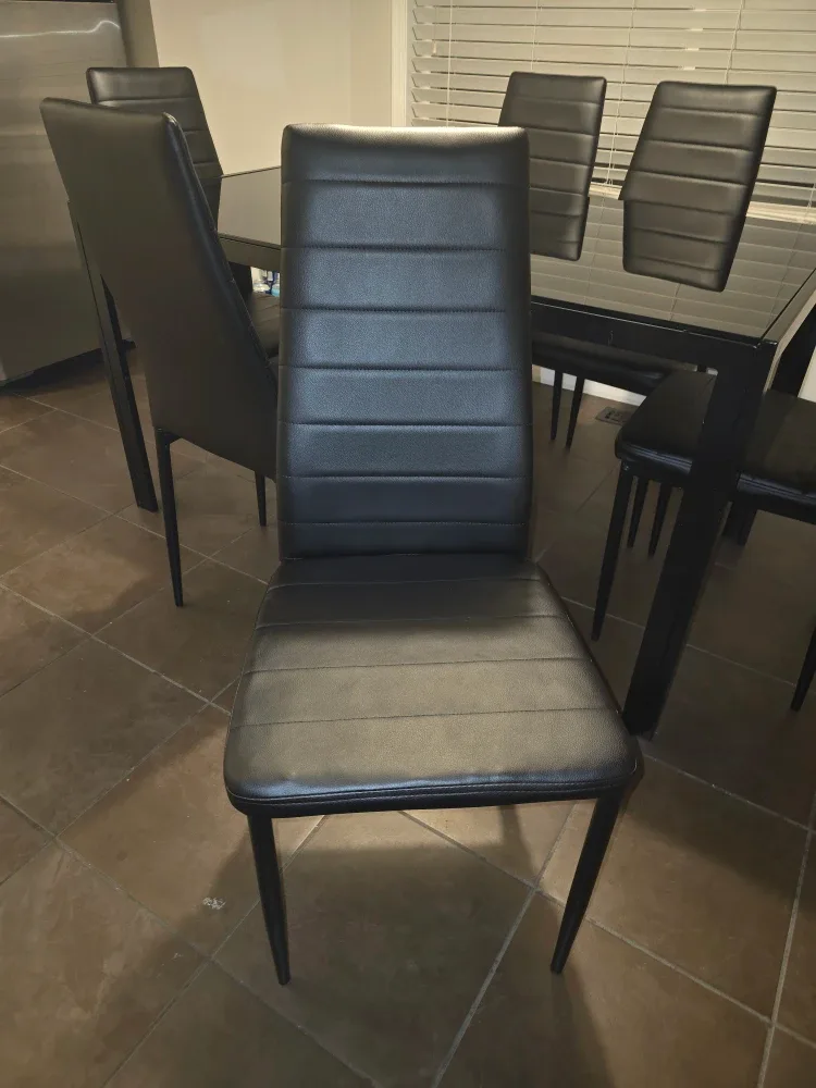 Black Dining Chairs - Set of 6 image indicator(2)
