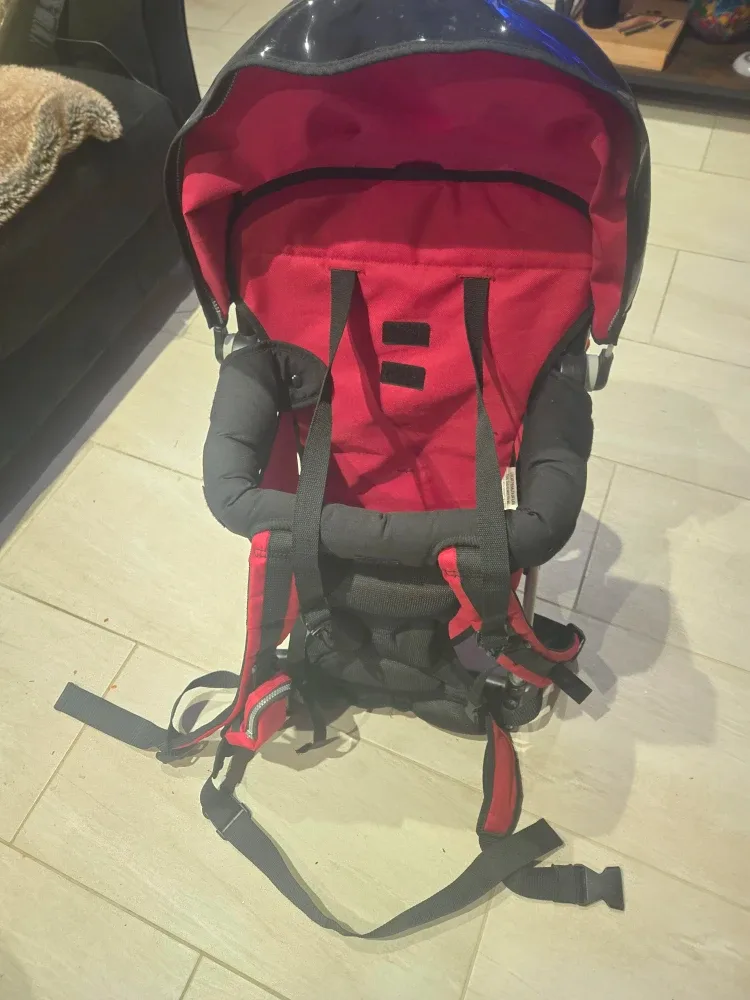 Red Baby Backpack Carrier