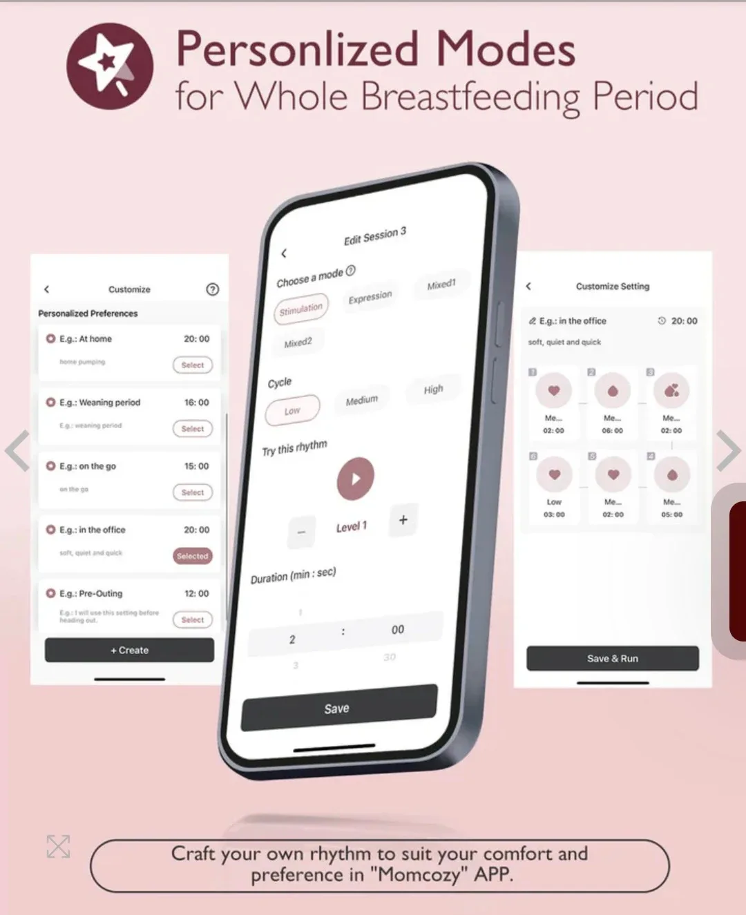 Momcozy Mobile Flow Breast Pump Set 2 Pumps image indicator(6)