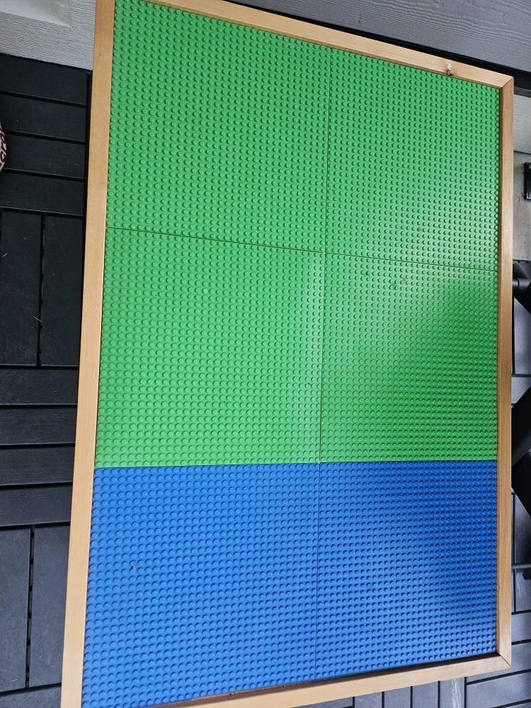 Wooden Lego Table with Storage