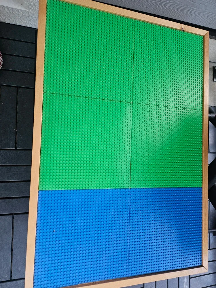 Wooden Lego Table with Storage