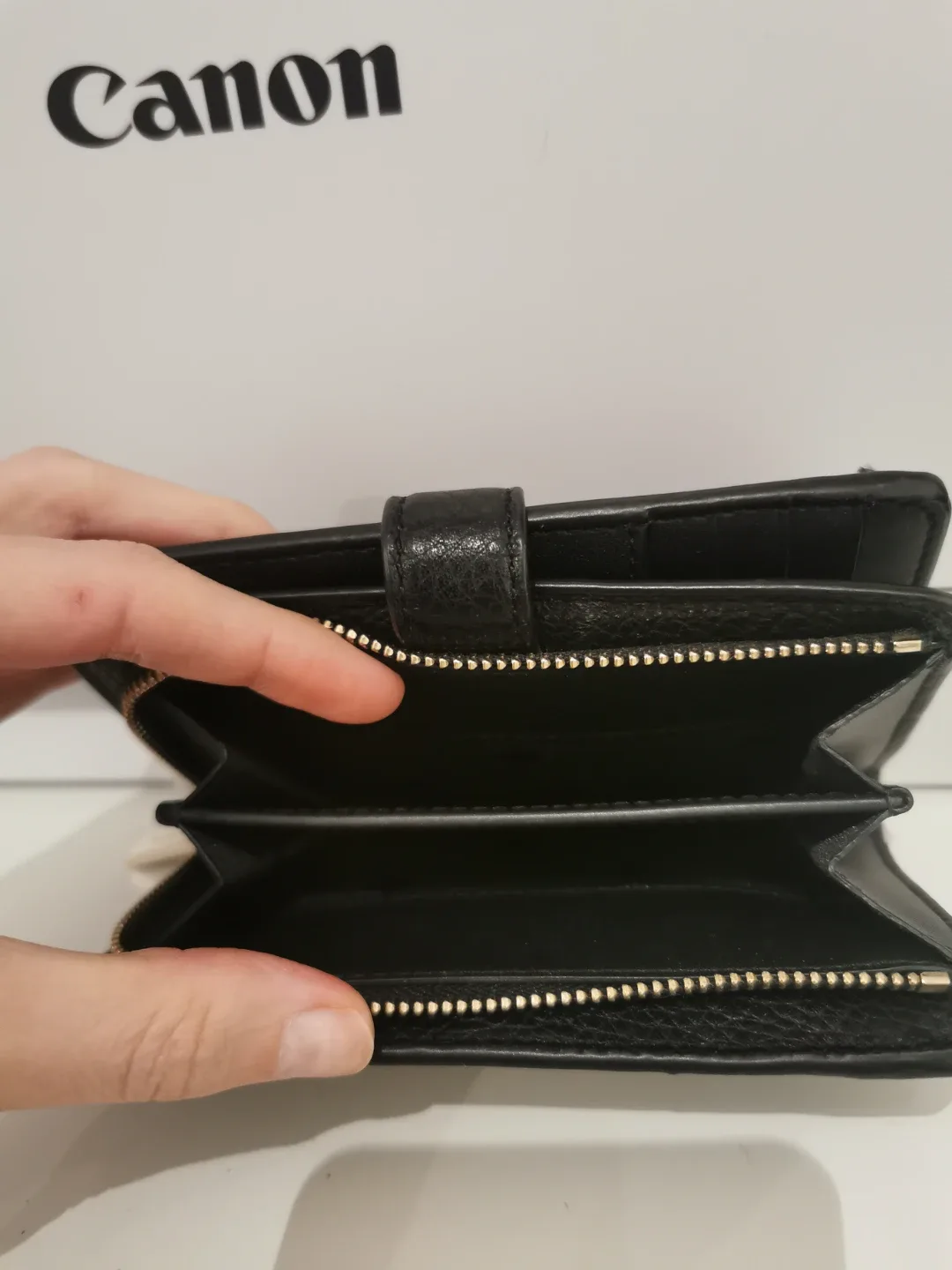 Kate Spade Black Leather Wallet image indicator(6)