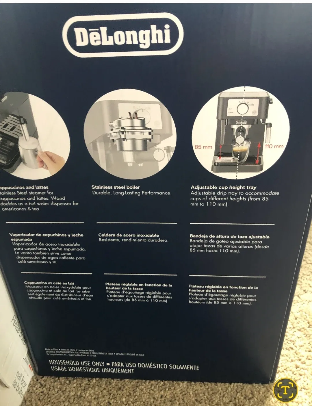 DeLonghi Stilosa Espresso & Cappuccino Maker image indicator(2)