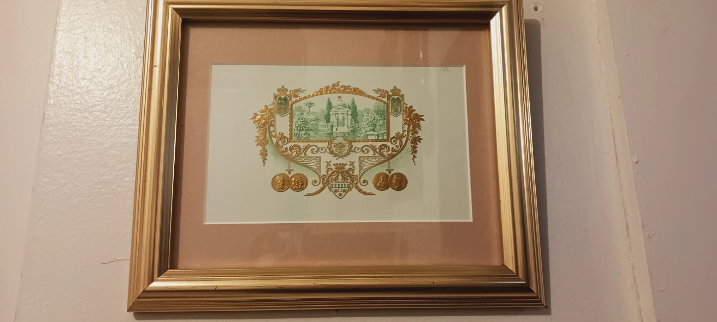 Beautiful Vintage Framed Wall Decor