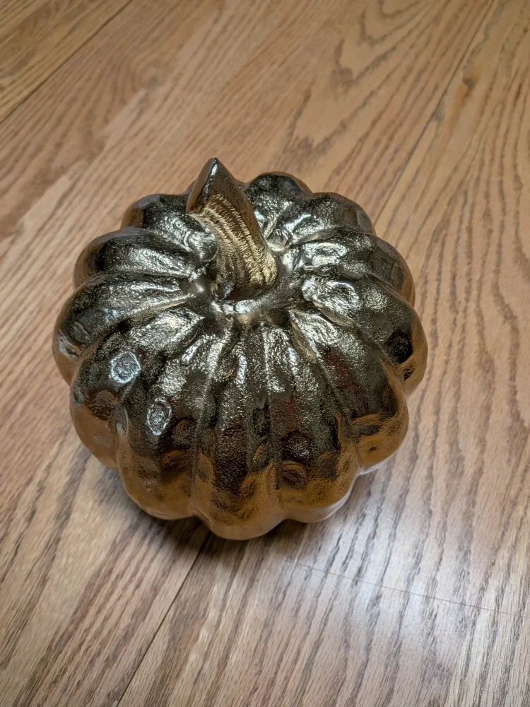 Green Glass Pumpkin Decor image indicator(7)