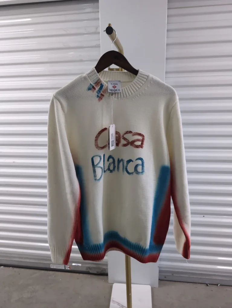 Casa Blanca Paris Cotton Sweater - Size M