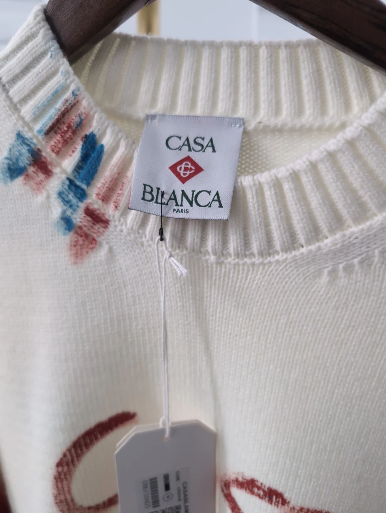 Casa Blanca Paris Cotton Sweater - Size M - photo 4