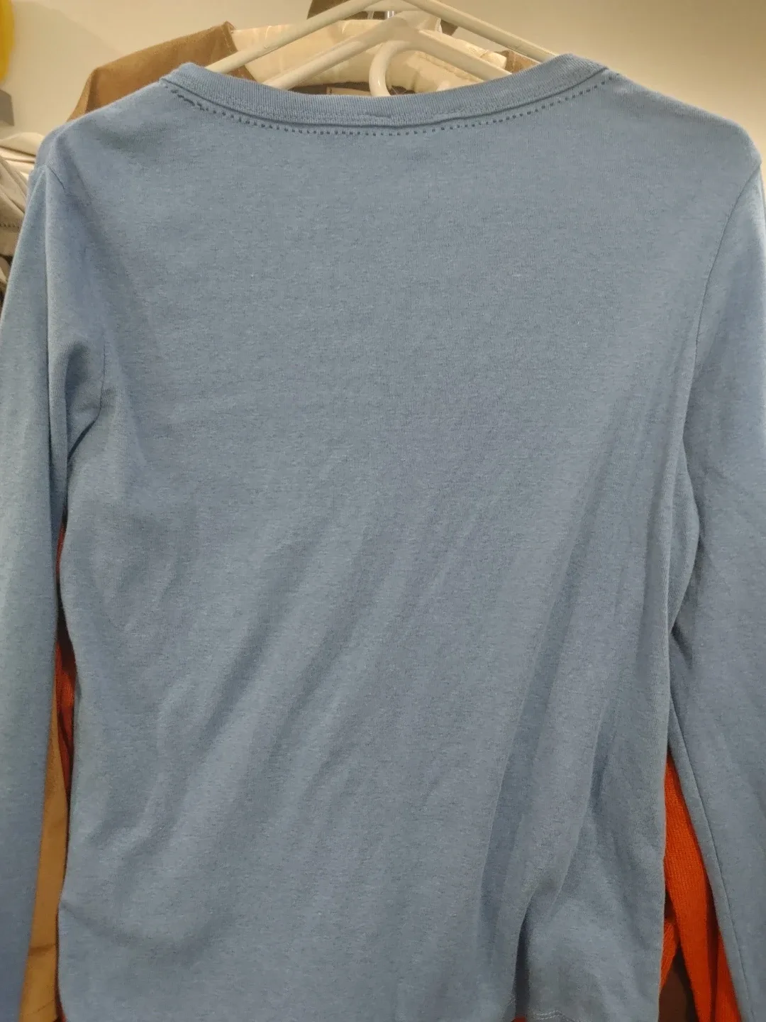🧡BRAND NEW COTTON GINNY HENLEY TOP WOMENS SIZE LARGE image indicator(2)