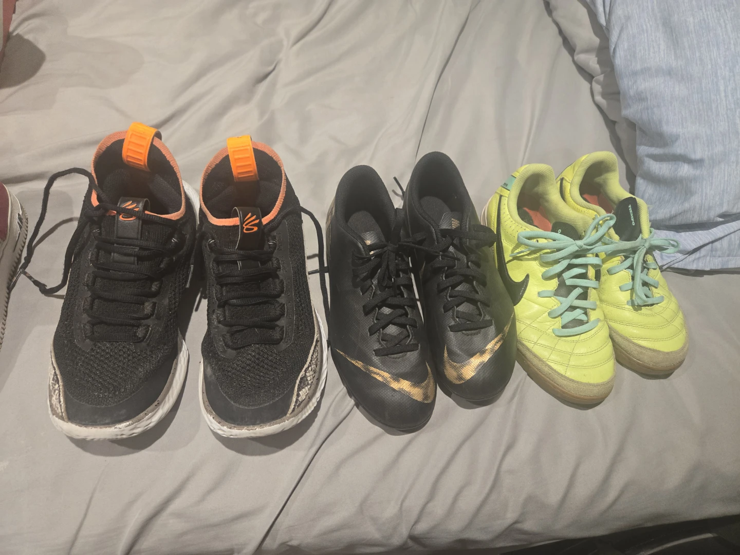 FREE DELIVERY!! Youth basketball and soccer shoes sizes 5-6 $25