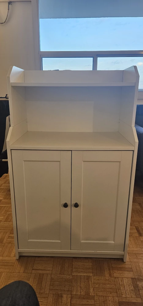 IKEA Hemnes White Cabinet with Doors - photo 2