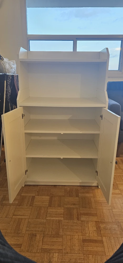 IKEA Hemnes White Cabinet with Doors - photo 3