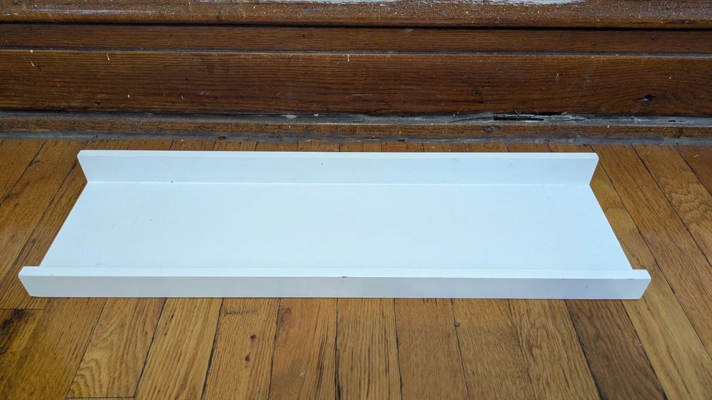 White Floating Wall Shelf