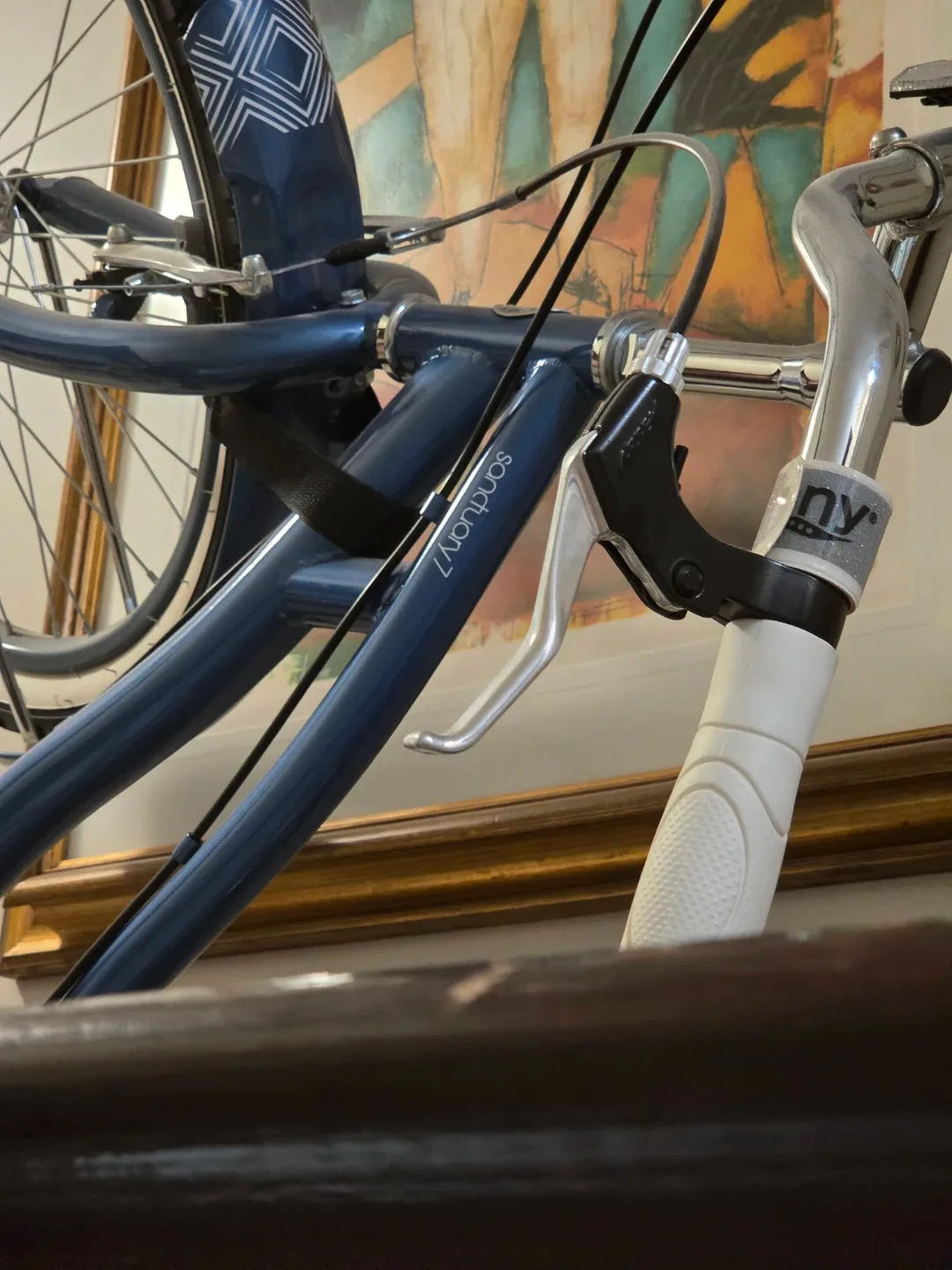 Sanctuary 7 Blue Cruiser Bike image indicator(2)