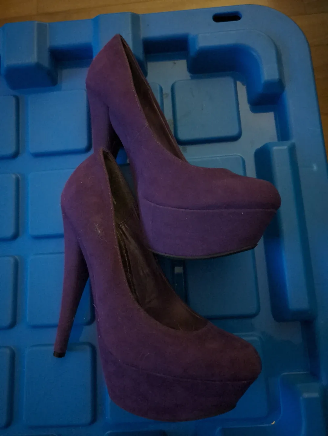 JustFab Purple Heels - Size 8 image indicator(2)